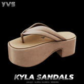 YVS KYLA SANDAL TAN