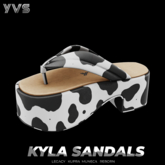 YVS KYLA SANDAL COW
