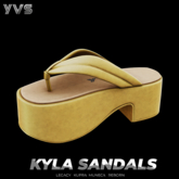 YVS KYLA SANDAL GOLDEN