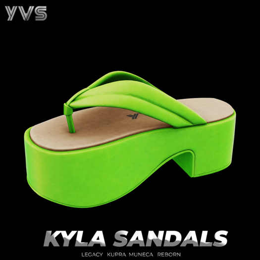 YVS KYLA SANDAL LIME