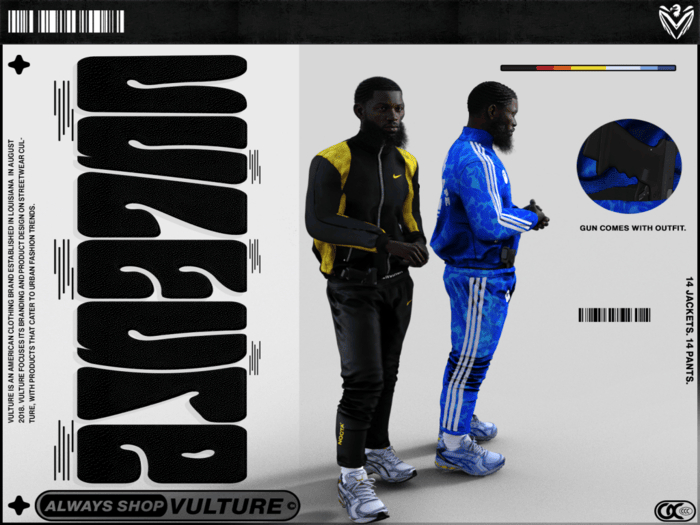Vulture. "Kemac" Track Jacket FP (Unpacker)