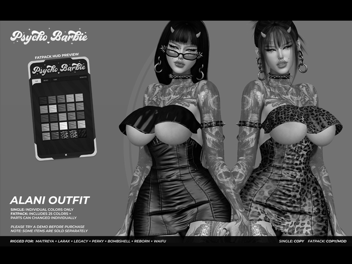 +PB+ Alani Dress - Fatpack DEMO