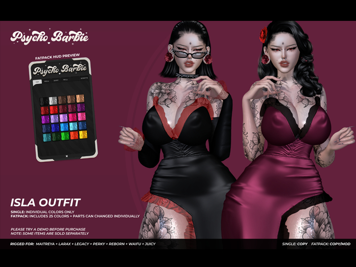 +PB+ [Isla Dress - Fatpack