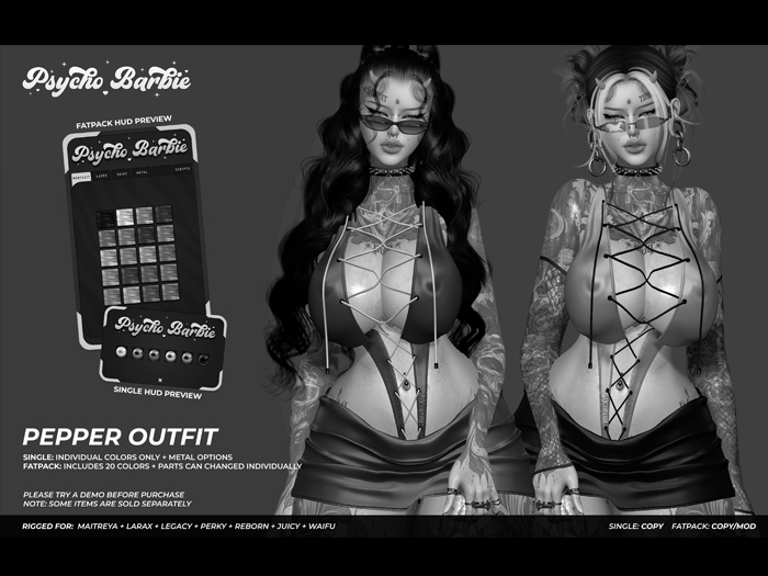 +PB+ Pepper Outfit - Fatpack DEMO