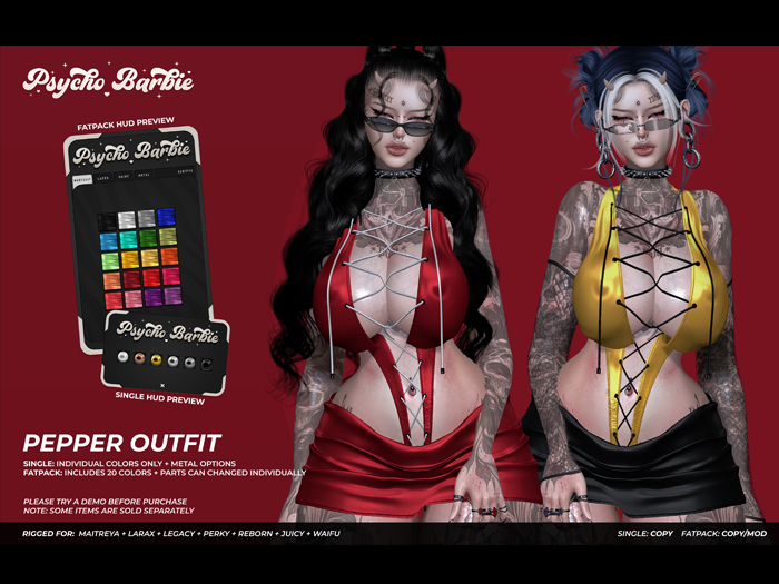 +PB+ Pepper Outfit - Fatpack