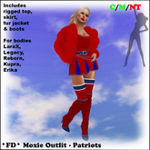 *FD* Moxie Oufit [Boxed] Patriots