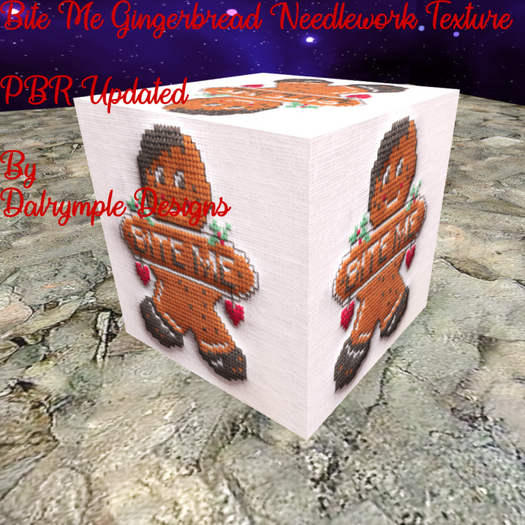 [Dalrymple Designs] Bite Me Gingerbread PBR Needlework