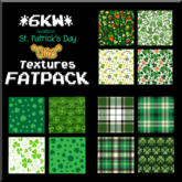 *6KW* FULL PERM Seamless St. Patrick's Day Textures FATPACK