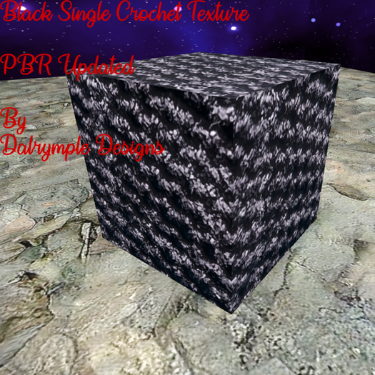 [Dalrymple Designs] Black PBR Single Crochet