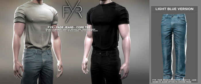 FYR - Fade Jeans Light Blue