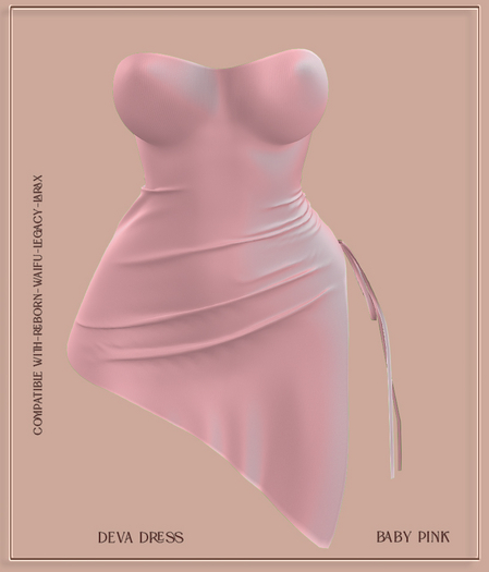 -LAL-Deva Dress   [BABY PINK]