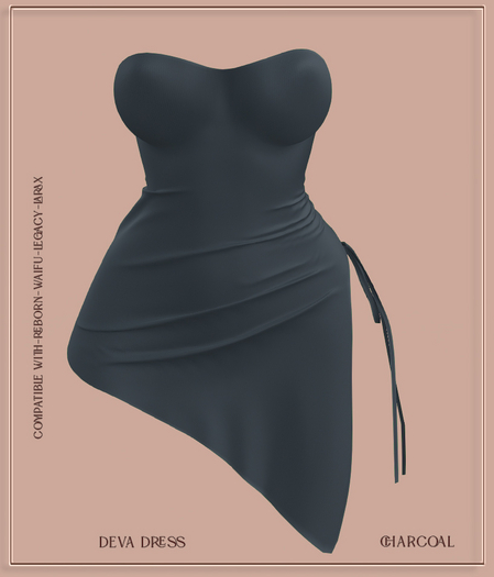 -LAL-Deva Dress   [CHARCOAL]