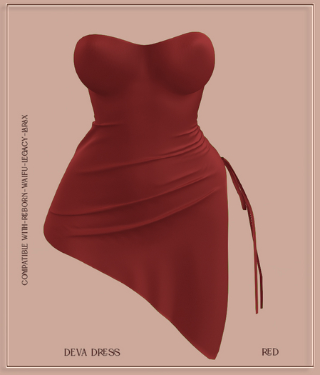 -LAL-Deva Dress   [RED]