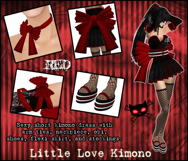 ::DP:: Little Love Kimono Red (Boxed)