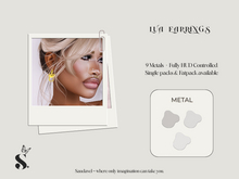 Saudavel. Lua Earrings Silver Pack
