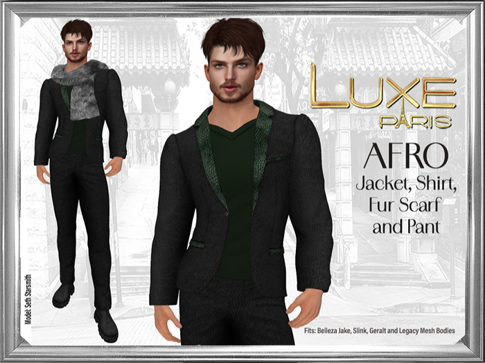 LUXE Paris AFRO Mens Ensemble