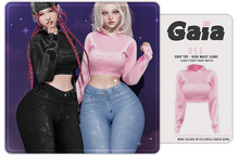 Gaia - dee crop top - babypink