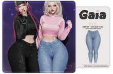 Gaia - dee high waist jeans - light