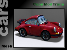 Red Porsche 911, Mesh