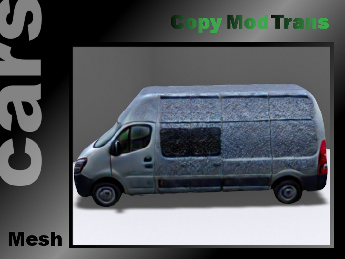 Silver renault Master, Mesh