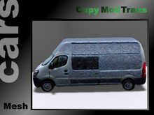 Silver renault Master, Mesh