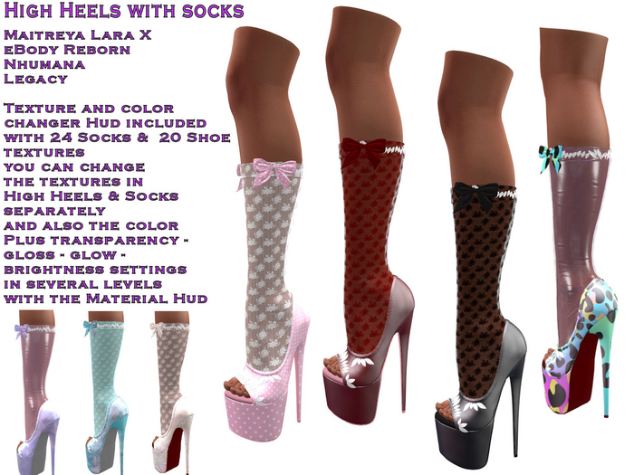 High Heels with socks  (ADD)