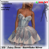 *FD* Fairy Dress [Boxed] Snowflake SIlver