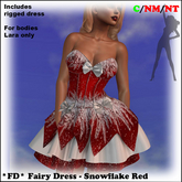 *FD* Fairy Dress [Boxed] Snowflake Red