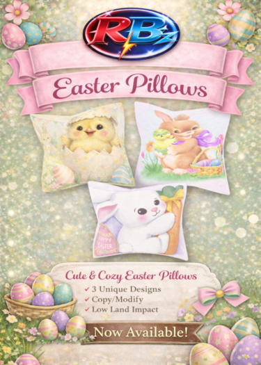 RB EASTER PILLOW SET 3