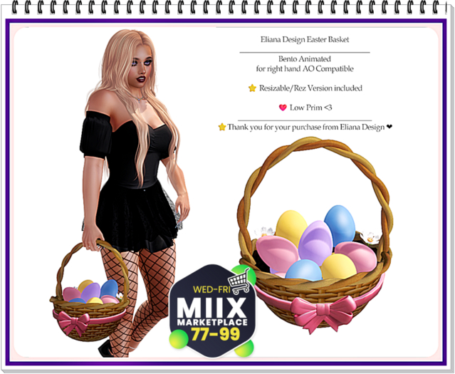 Eliana Design Easter Basket