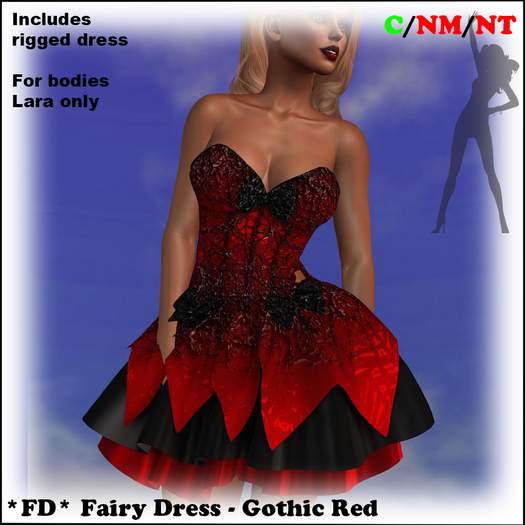 *FD* Fairy Dress [Boxed] Gothic Red