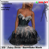 *FD* Fairy Dress [Boxed] Snowflake Black