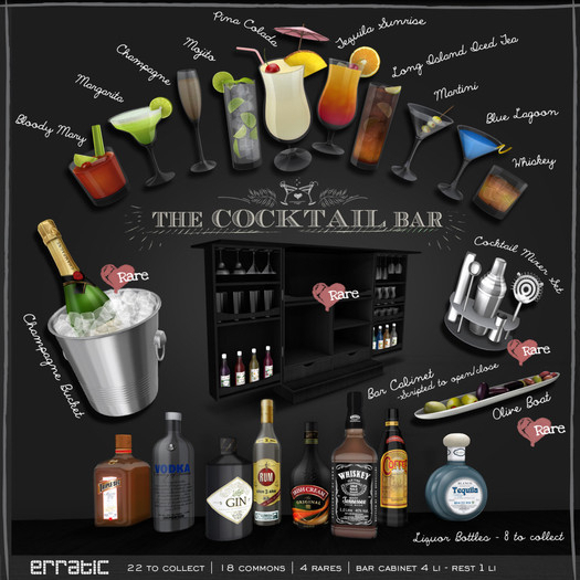 erratic / home - bar cabinet RARE