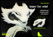 BARK - VYPER FUR COWL