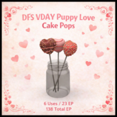 DFS VDAY Puppy Love Cake Pops - ACTUAL ITEM