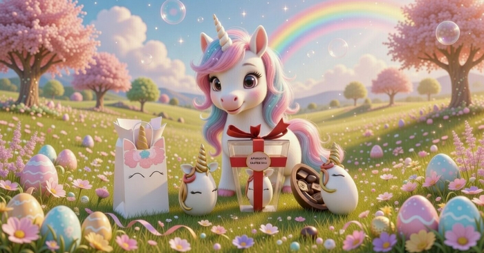 <Aphrodite>  Unicorn Easter Egg (boxed)