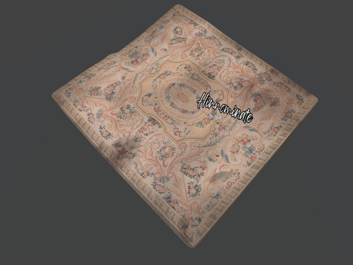 Concept} *06. Much used Aubusson rug two