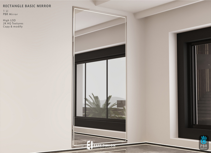 Rectangle Basic Mirror 1 LI [Erfe Design] 