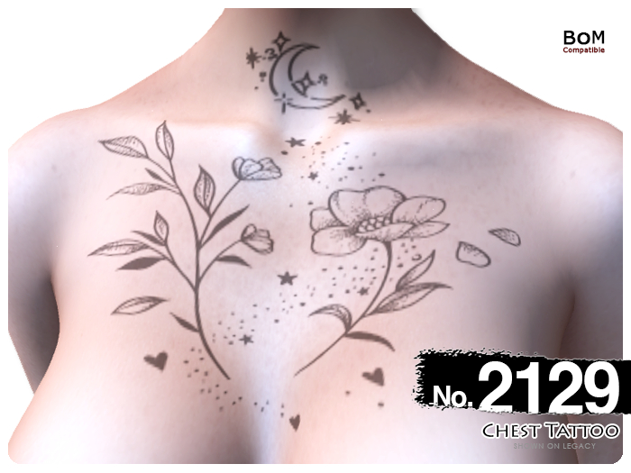 (Chest Tattoo) No.2129