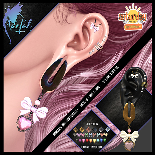 FaeTal - Ear 109 - Swallow Dropped Female