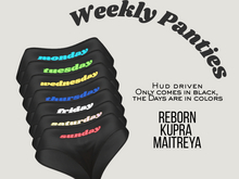 Weekly Panties
