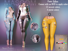 [[ Masoom ]] Night Prefect Pants - Yellow