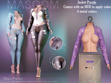 [[ Masoom ]] Night Prefect Jacket - Purple