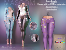 [[ Masoom ]] Night Prefect Pants - Purple