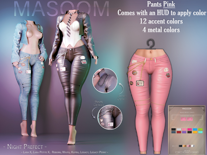 [[ Masoom ]] Night Prefect Pants - Pink
