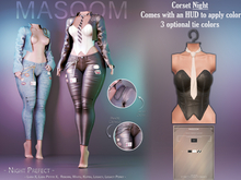 [[ Masoom ]] Night Prefect Corset - Night