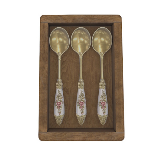 08 Goldleaf Spoon Set