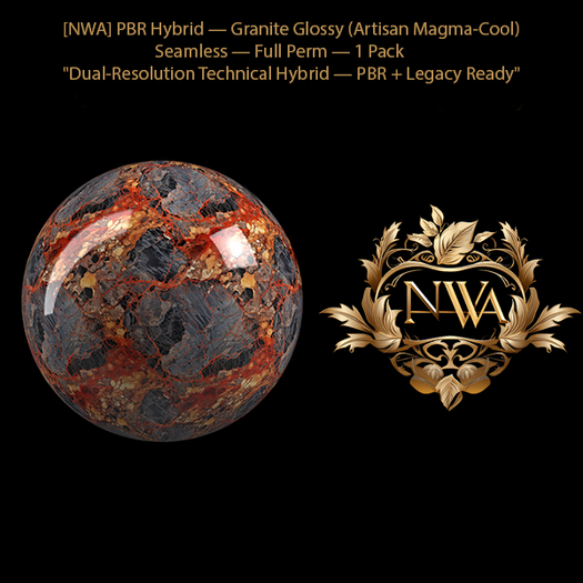 [NWA] PBR Hybrid — Granite Glossy (Artisan Magma-Cool)
