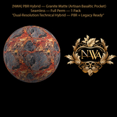 [NWA] PBR Hybrid — Granite Matte (Artisan Basaltic Pocket)