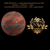 [NWA] PBR Hybrid — Granite Matte (Bespoke Tectonic Slab)